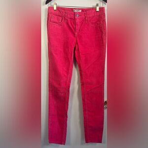 Free People Pink Matchstick Corduroy  Pants